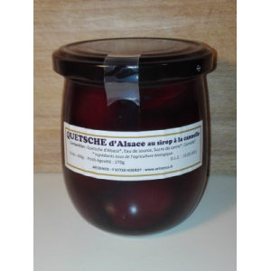 Quetsche d'alasce a la cannelle