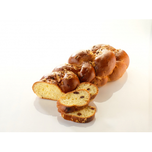Brioche tresse aux raisins