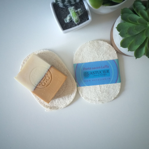 Porte savon luffa