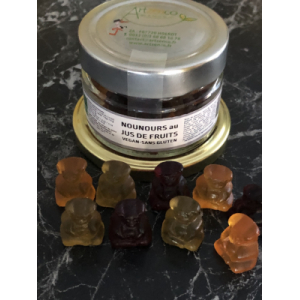 Nounours bio aux jus de fruits vegan