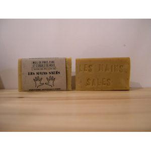 Savon miel de pays, cire, graines de colza