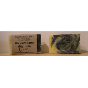 Savon charbon, amande douce et eucalyptus