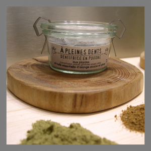 Dentifrice en poudre orange-citron