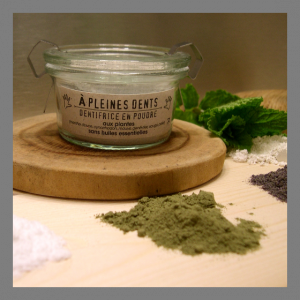 Dentifrice en poudre sans he