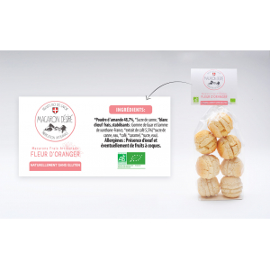 Macarons bio à la fleur d'oranger