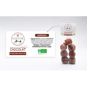 Macaron bio au chocolat