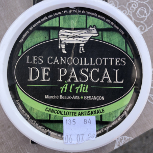 Cancoillotte à l'ail frais