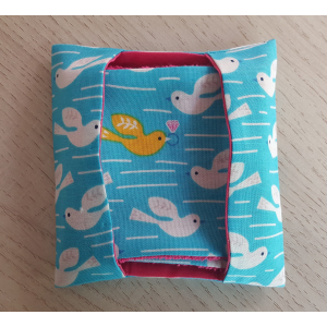 Pochette et carrés lavables 'bague'