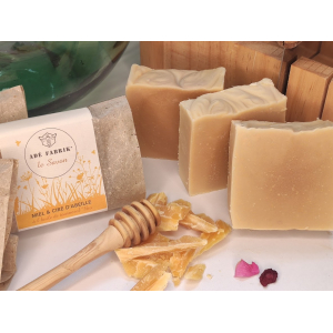 Savon miel & cire d'abeille