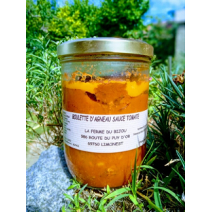 Boulette d'agneau sauce tomate