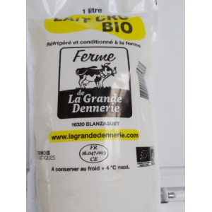 Lait cru bio fermier