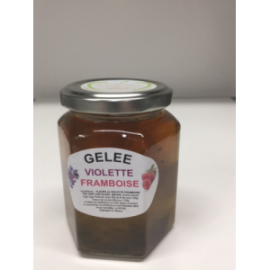 Gelée de violette framboise
