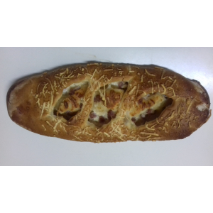 Baguette fourrée lardons