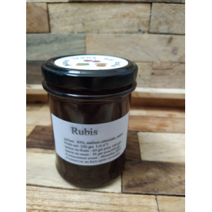 Confiture 'rubis',cerise-melisse.