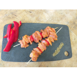 Brochette porc marinade maison