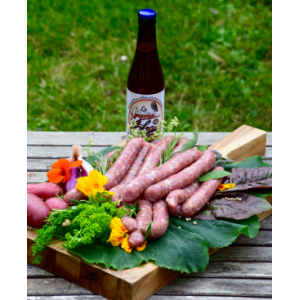 La ch'tite saucisse bière/mimolette