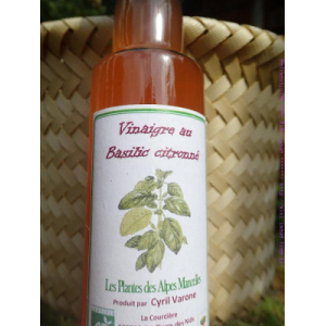 Vinaigre au basilic citronné