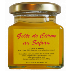 Gelée de citron au safran