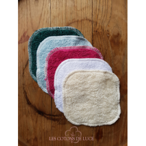 Débarbouillettes 12x12cm (petit format)