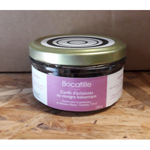 Confit échalotes-vinaigre balsamiqu