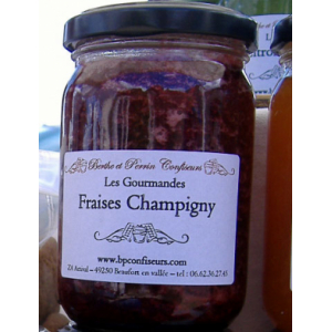 Confiture fraises champigny 230g