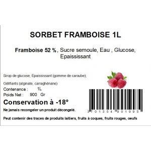 Sorbet framboise