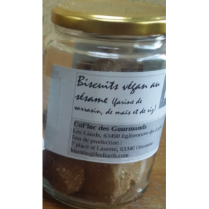 Biscuits végan au sésame