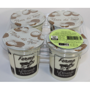 Yaourt fermier bio sucré coco