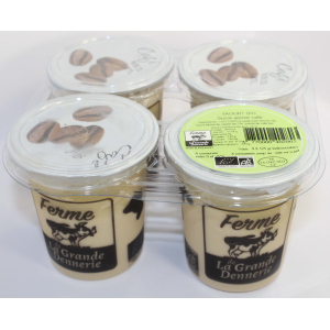 Yaourt fermier bio sucré café