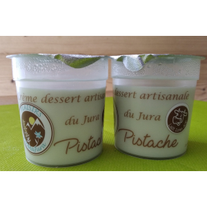 Pistache crème dessert allégées en sucre