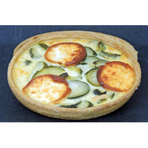 Tarte aux courgettes/chèvre