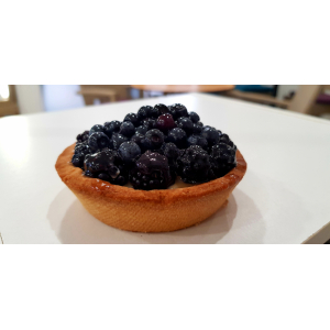 Tarte aux myrtilles sauvages