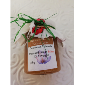 Confiture pomme/poire et safran