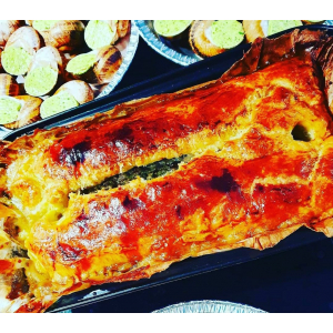 Pâté en croute boeuf  escargot per