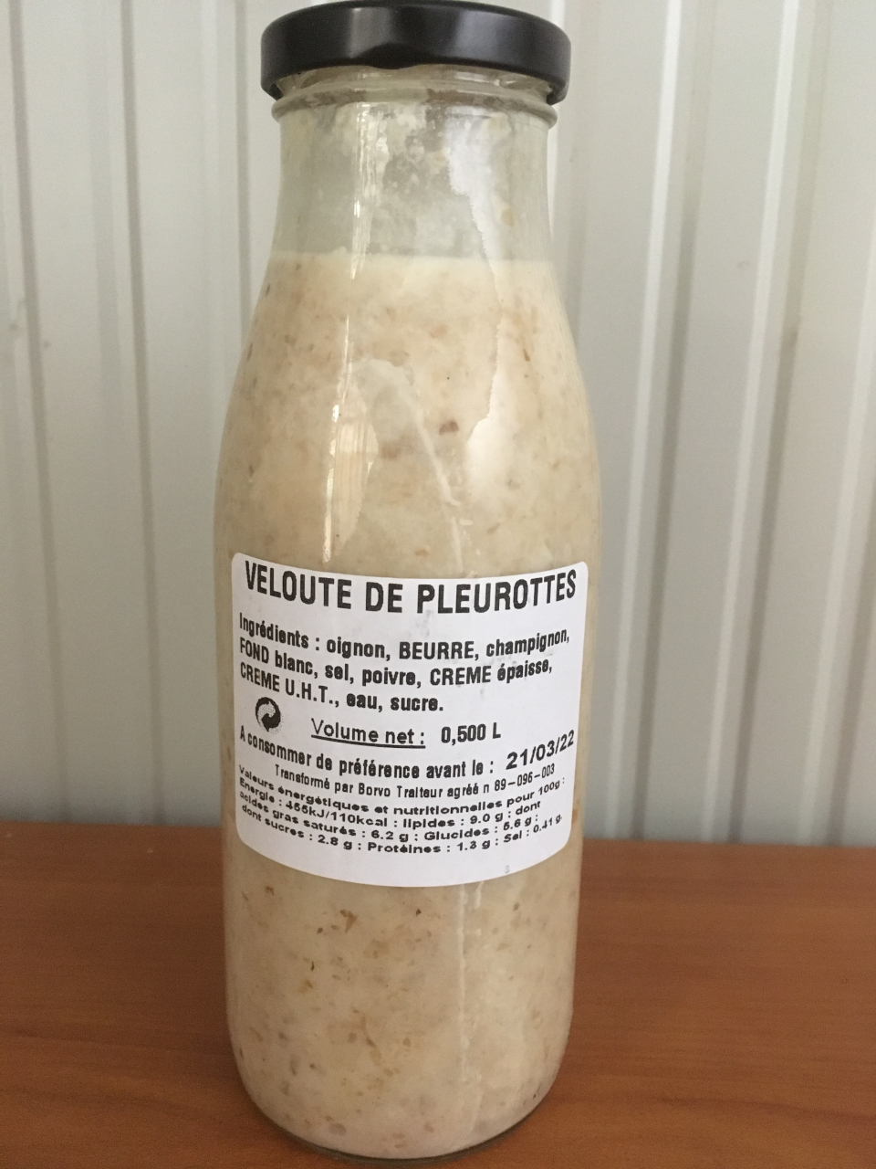 Veloute pleurote 2025