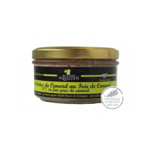 Rillettes canard au foie de canard