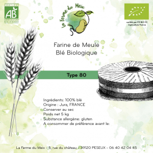 Farine blé t80 moderne - 5 kg