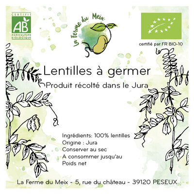 Lentille à germer