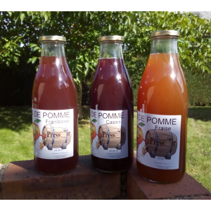 Jus de pommes aromatisé