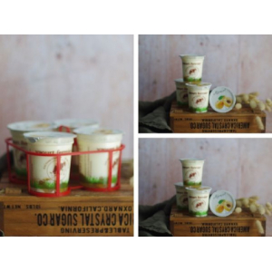 Panier 12 yaourts fermiers abricot