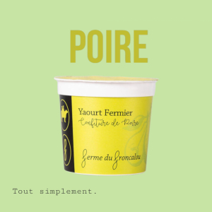 Yaourt poire