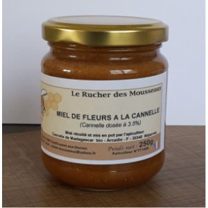 Miel à la cannelle bio