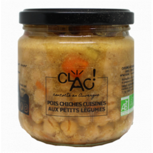 Pois chiches cuisinés aux petits légumes