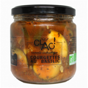 Courgettes au basilic