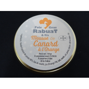 Mousse de canard à l'orange