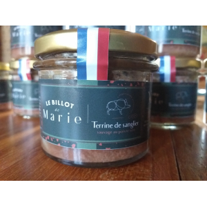 Terrine de sanglier poivre vert