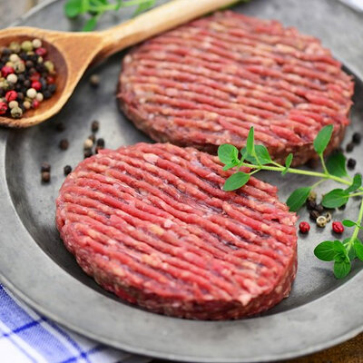 4 steaks hachés de boeuf bio