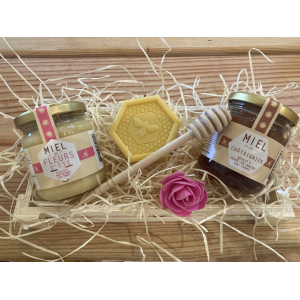 Coffret miels savon miel