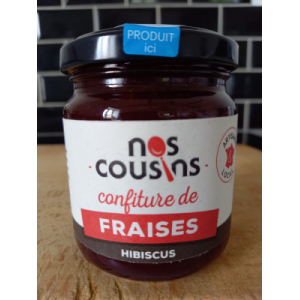 Confiture de fraise- hibiscus