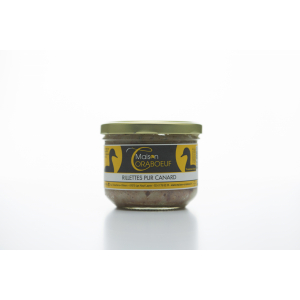 Rillette pur canard 190gr